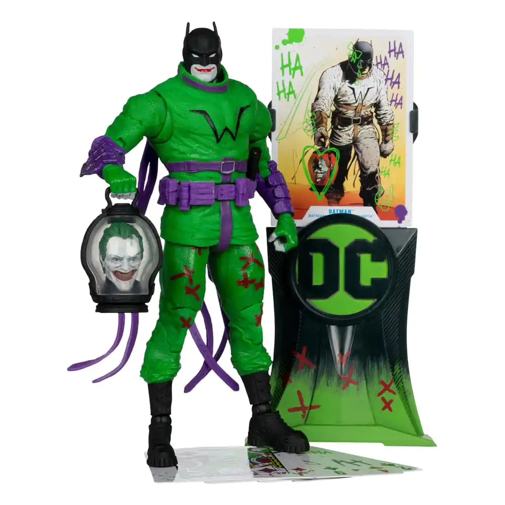 DC Multiverse Akcijska Figura Batman (Batman: Last Knight on Earth) Jokerized (Gold Label) 18 cm fotografija izdelka