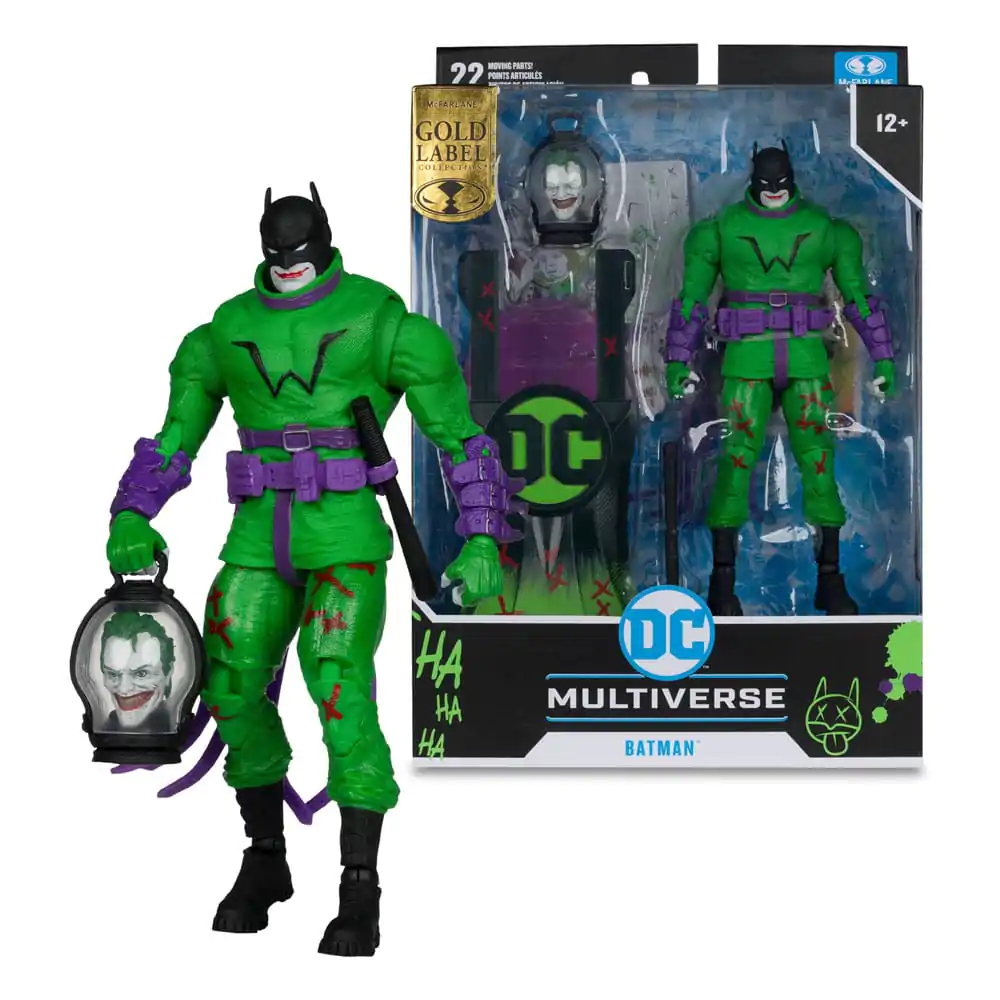 DC Multiverse Akcijska Figura Batman (Batman: Last Knight on Earth) Jokerized (Gold Label) 18 cm fotografija izdelka