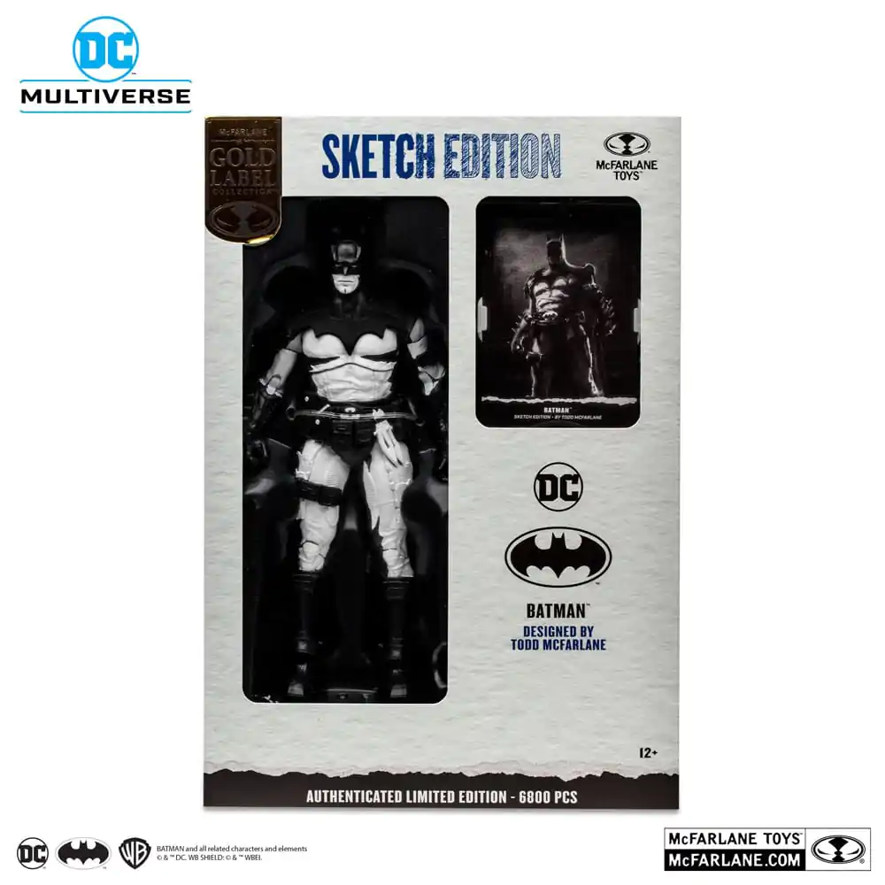 DC Multiverse Akcijska figura Batman by Todd McFarlane Sketch Edition (Gold Label) 18 cm fotografija izdelka