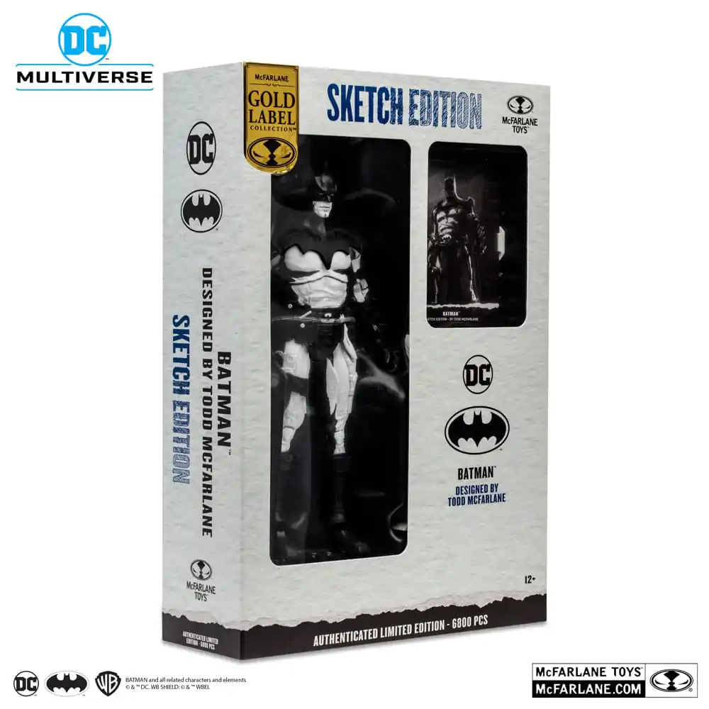 DC Multiverse Akcijska figura Batman by Todd McFarlane Sketch Edition (Gold Label) 18 cm fotografija izdelka