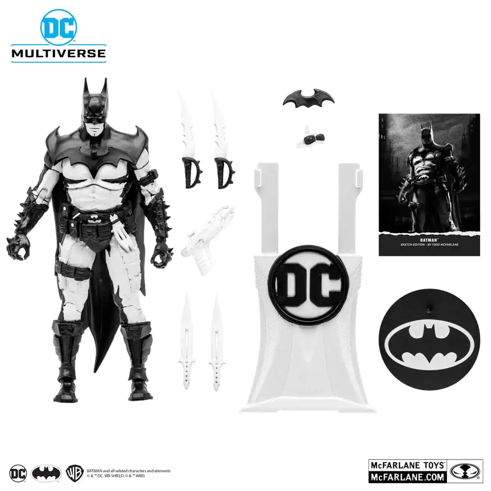 DC Multiverse Akcijska figura Batman by Todd McFarlane Sketch Edition (Gold Label) 18 cm fotografija izdelka