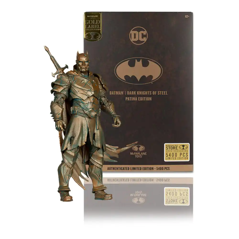 DC Multiverse akcijska figura Batman (Dark Knights of Steel) (Gold Label) 18 cm fotografija izdelka