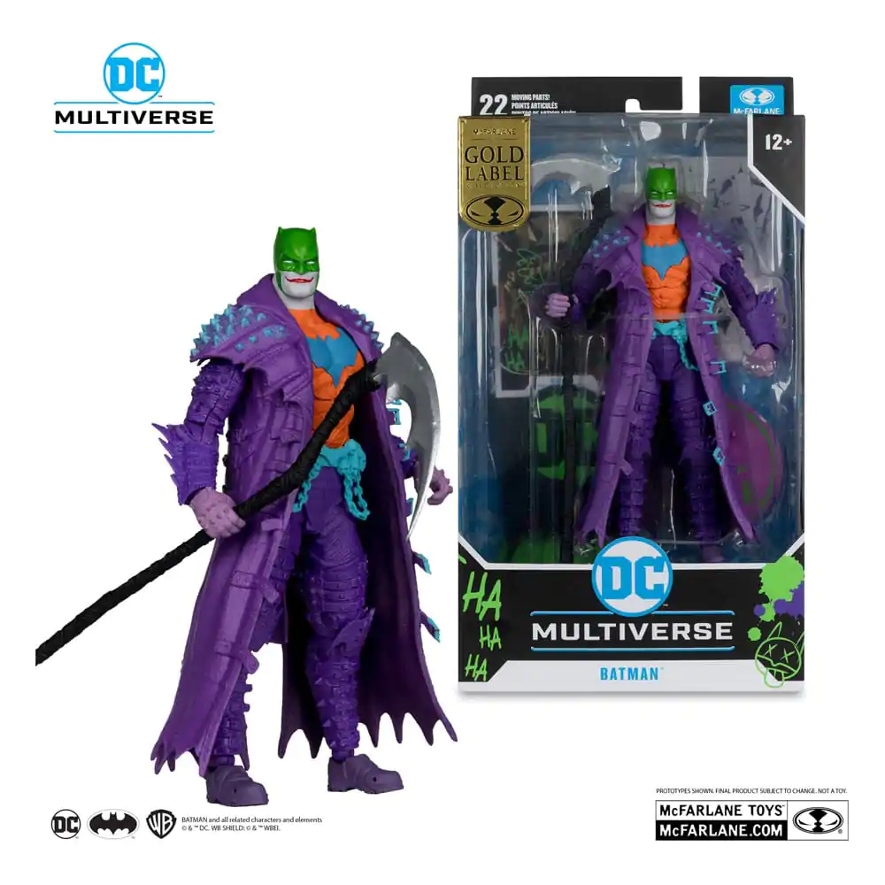 DC Multiverse Akcijska Figura Batman (Dark Nights: Death Metal) Jokerized (Gold Label) 18 cm fotografija izdelka