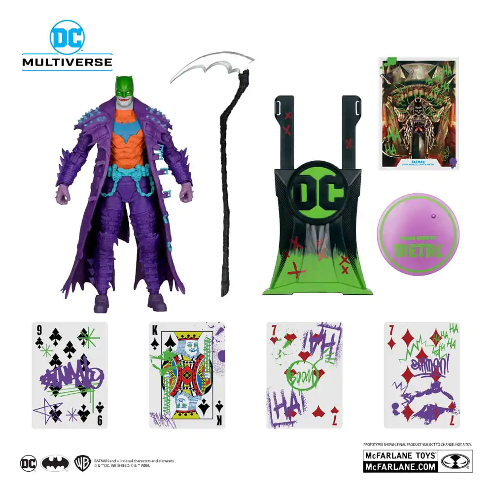 DC Multiverse Akcijska Figura Batman (Dark Nights: Death Metal) Jokerized (Gold Label) 18 cm fotografija izdelka