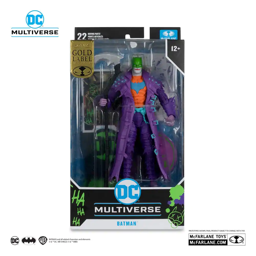 DC Multiverse Akcijska Figura Batman (Dark Nights: Death Metal) Jokerized (Gold Label) 18 cm fotografija izdelka
