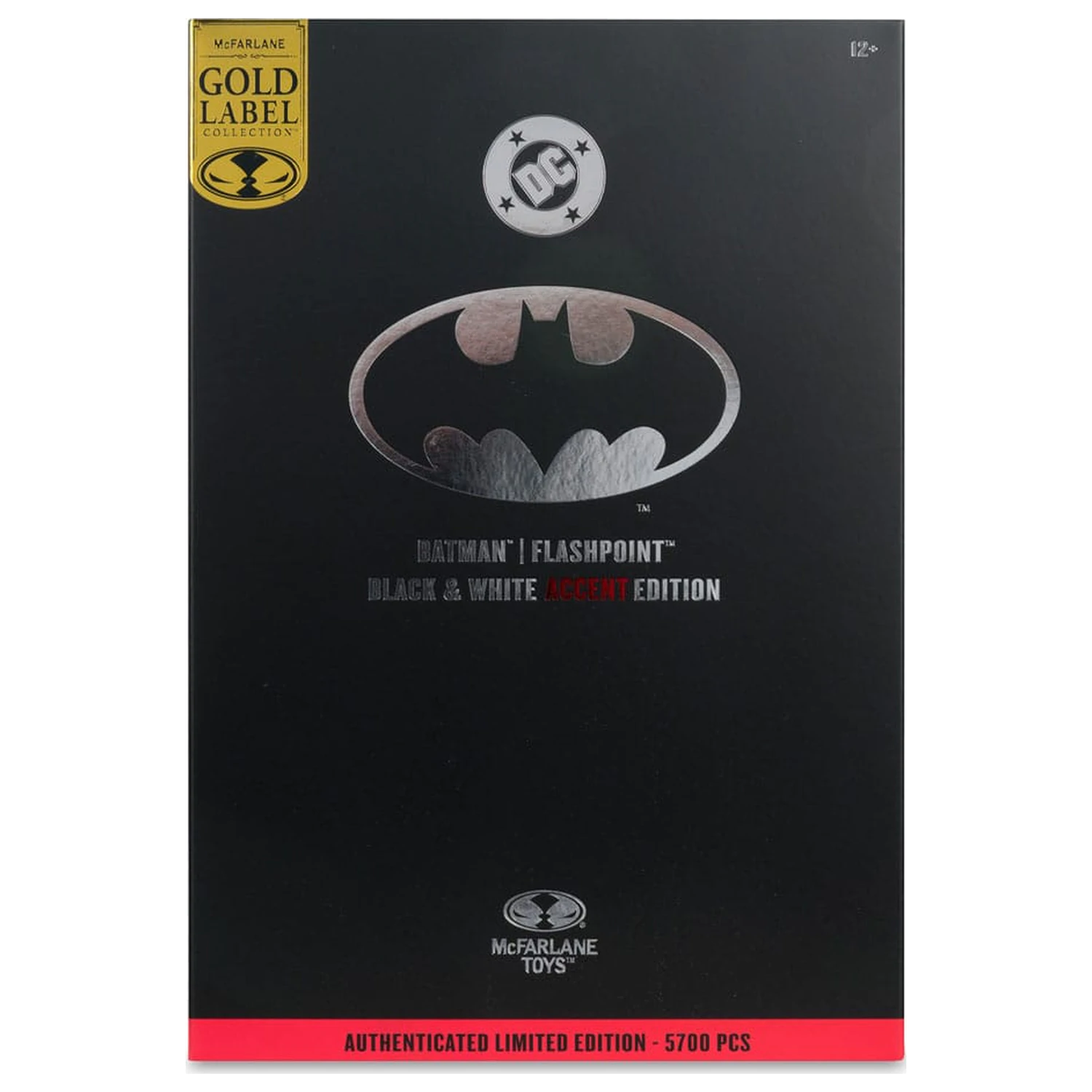 DC Multiverse akcijska figura Batman (Flashpoint) (črno-bela izdaja) (Gold Label) 18 cm fotografija izdelka