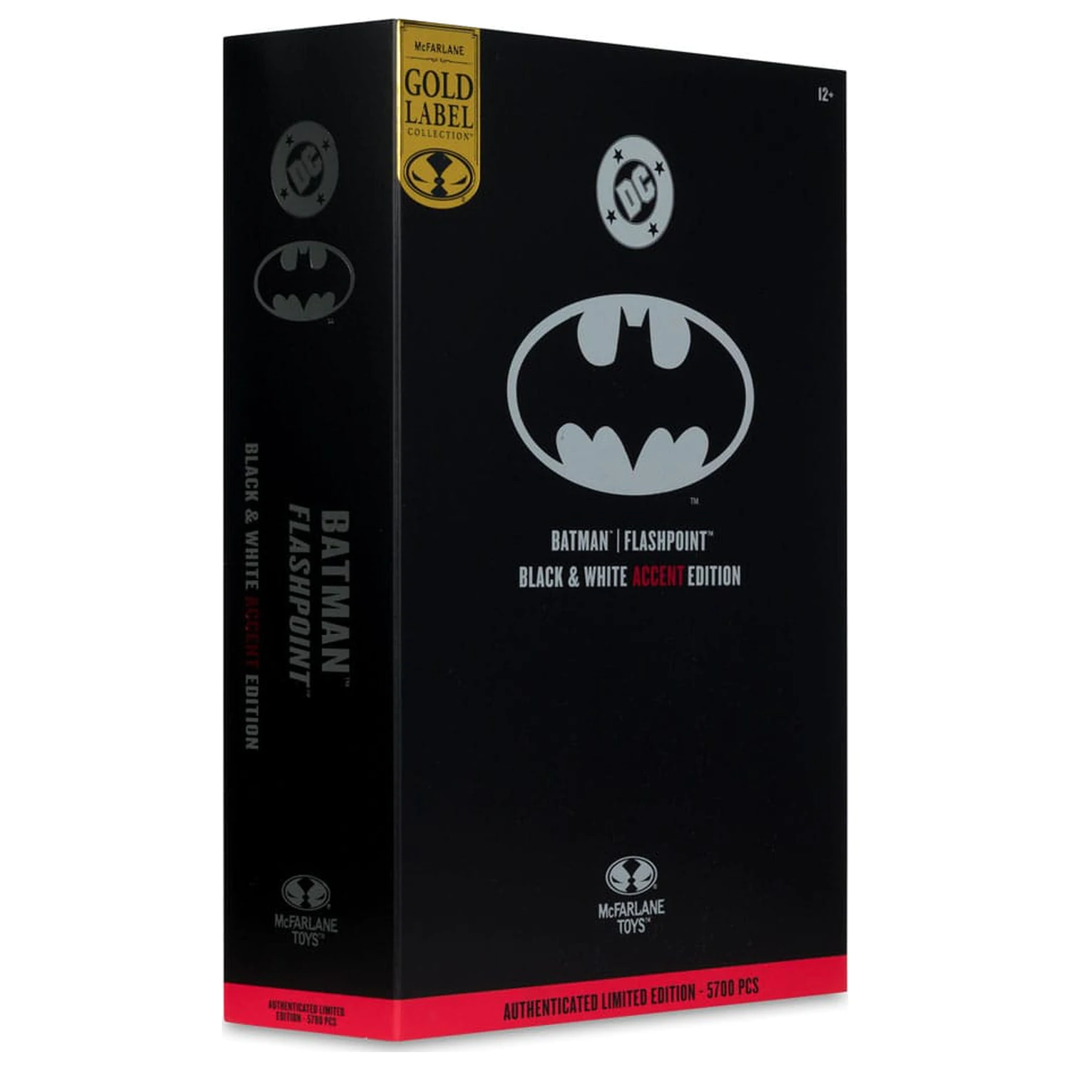 DC Multiverse akcijska figura Batman (Flashpoint) (črno-bela izdaja) (Gold Label) 18 cm fotografija izdelka