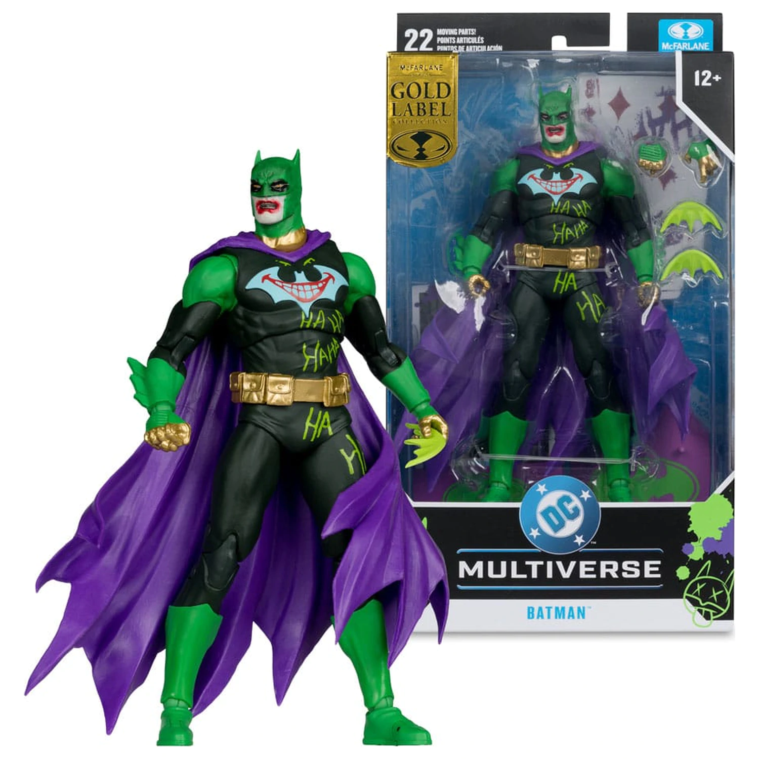 DC Multiverse Akcijska figura Batman (Joker War) (Jokerized) (Gold Label) 18 cm fotografija izdelka