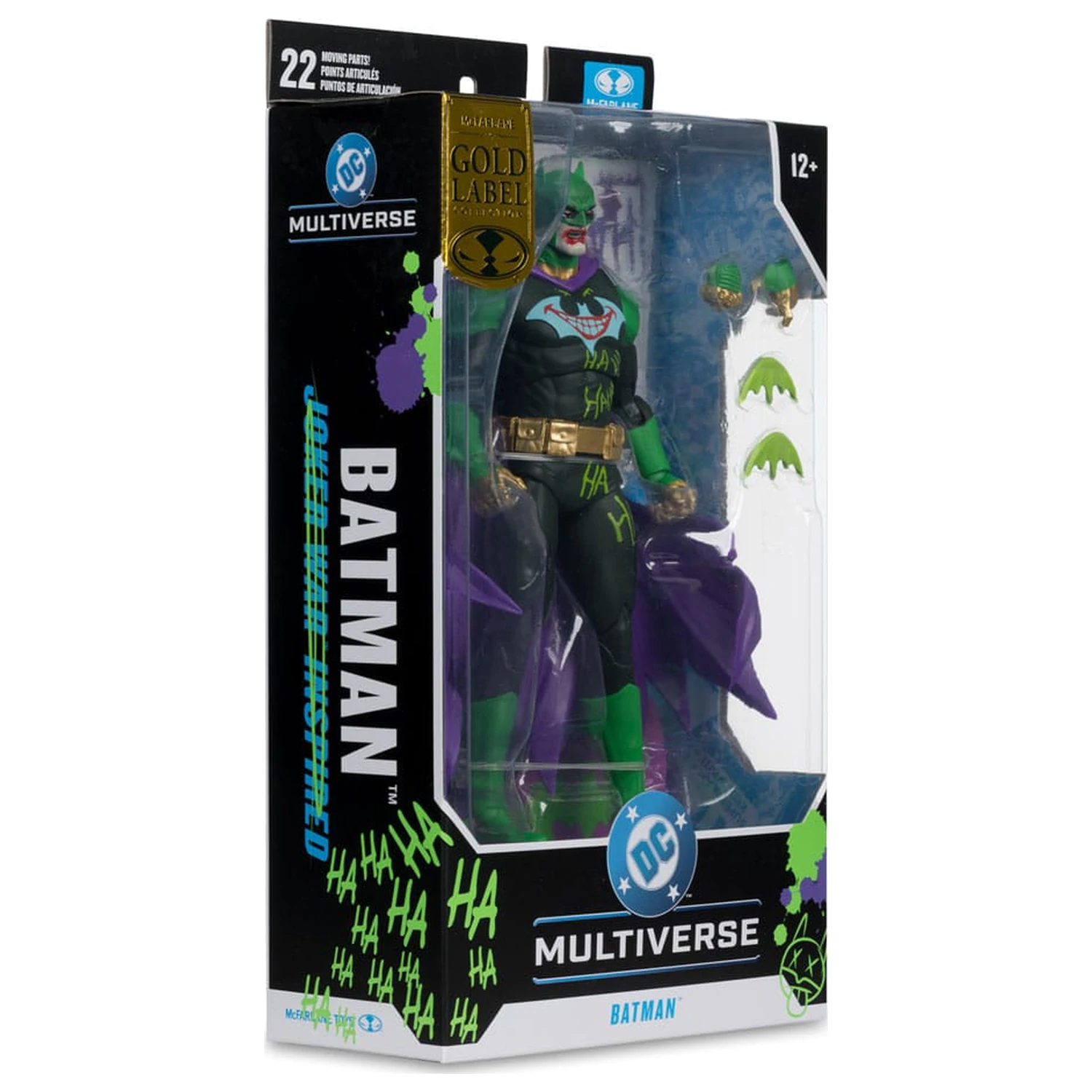 DC Multiverse Akcijska figura Batman (Joker War) (Jokerized) (Gold Label) 18 cm fotografija izdelka