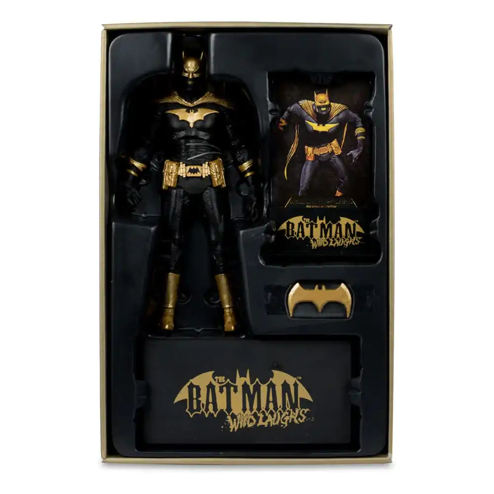 DC Multiverse akcijska figura Batman Zemlje-22 okužen (Dark Metal) Knightmare Edition (Gold Label) 18 cm fotografija izdelka