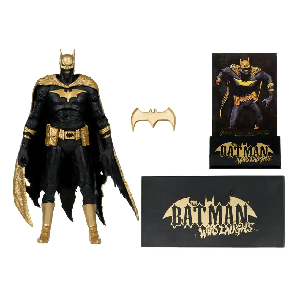 DC Multiverse akcijska figura Batman Zemlje-22 okužen (Dark Metal) Knightmare Edition (Gold Label) 18 cm fotografija izdelka