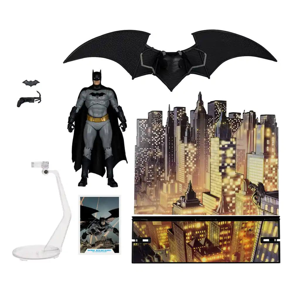 DC Multiverse akcijska figura Batman z Bat-Gliderjem (The Thirteenth Hour) (Gold Label) 18 cm fotografija izdelka