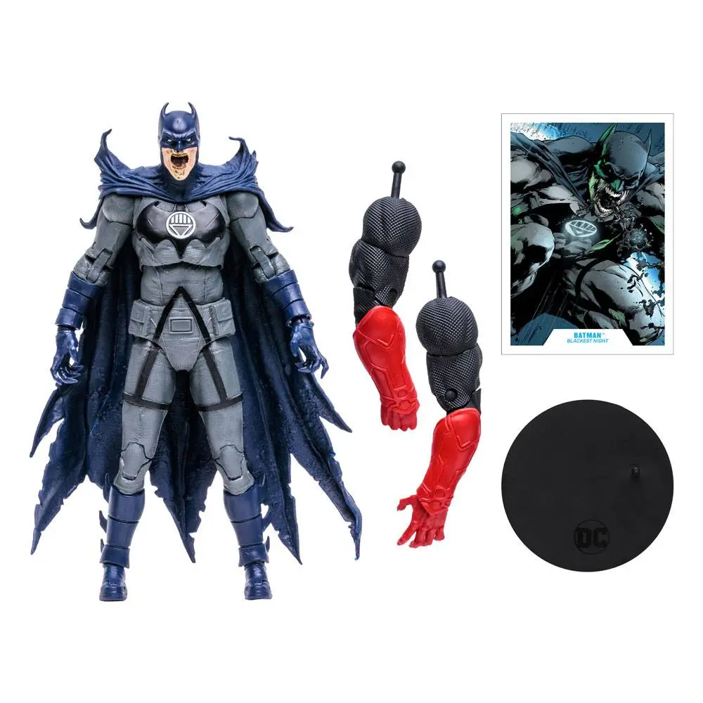 DC Multiverse Sestavi Akcijsko Figuro Batman (Blackest Night) 18 cm fotografija izdelka