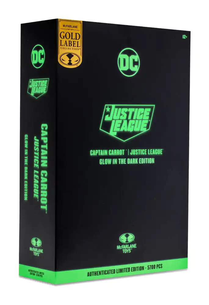 DC Multiverse akcijska figura Kapitan Korenček (Justice League Incarnate) Sveti v temi Edition (Gold Label) 18 cm fotografija izdelka