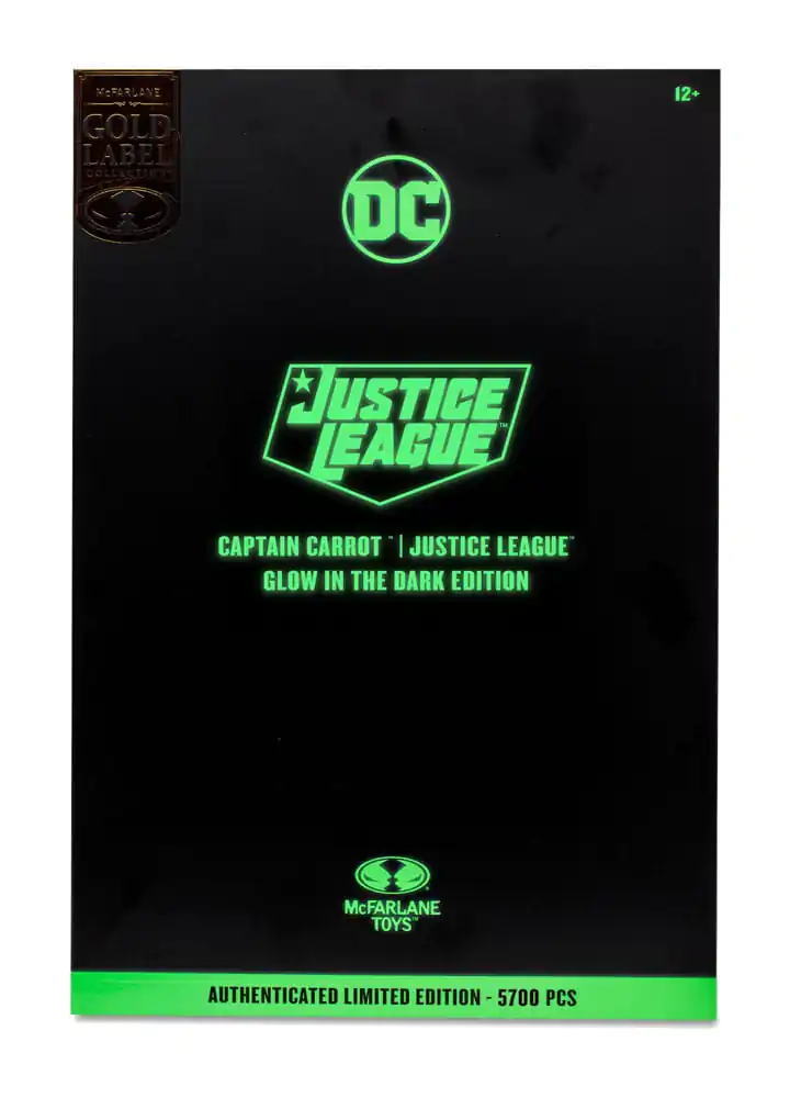 DC Multiverse akcijska figura Kapitan Korenček (Justice League Incarnate) Sveti v temi Edition (Gold Label) 18 cm fotografija izdelka