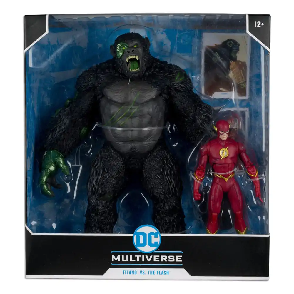 DC Multiverse akcijska figura 2-pack Flash proti Titanu 18 cm fotografija izdelka