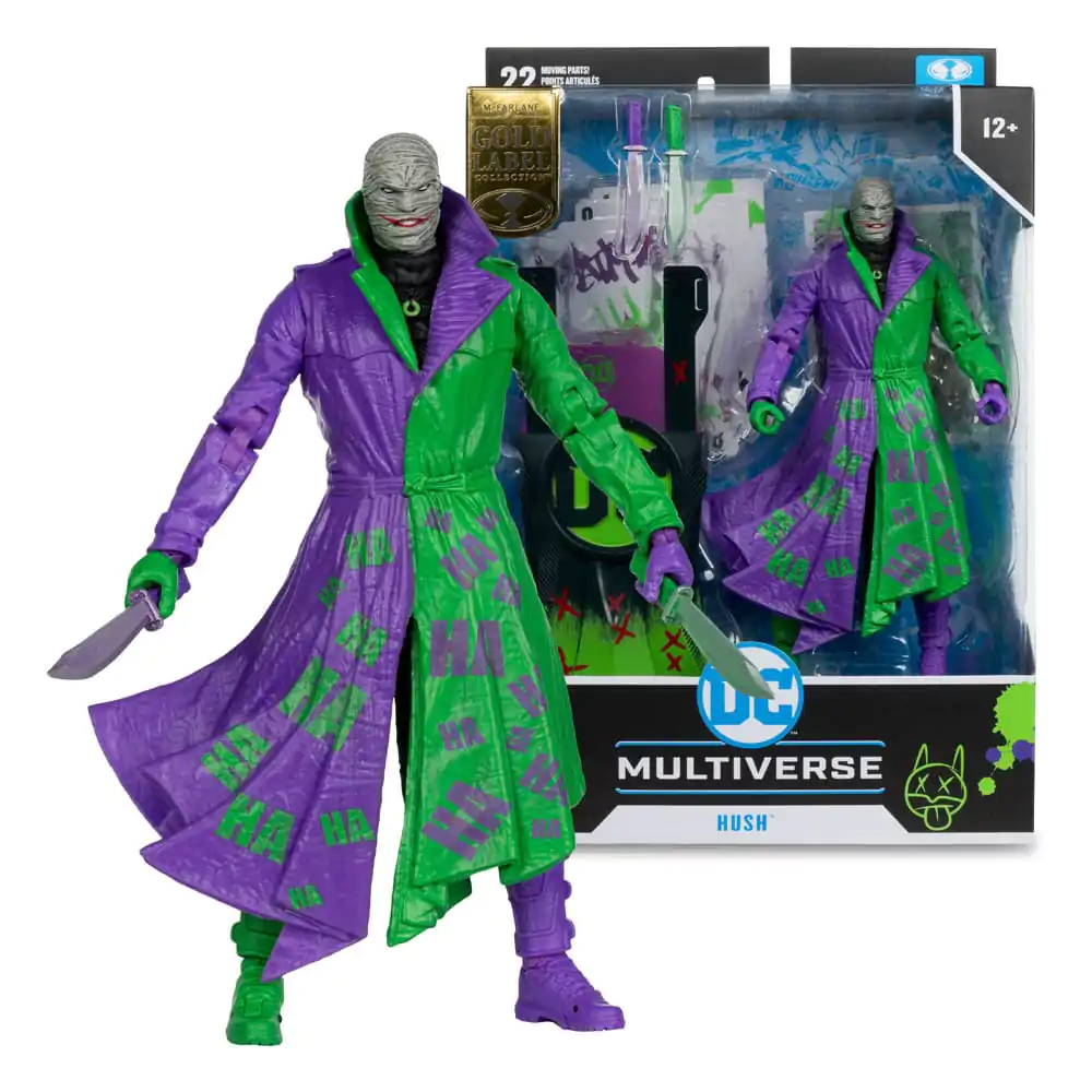 DC Multiverse akcijska figura Hush (Batman: Hush) Jokerized (Gold Label) 18 cm fotografija izdelka