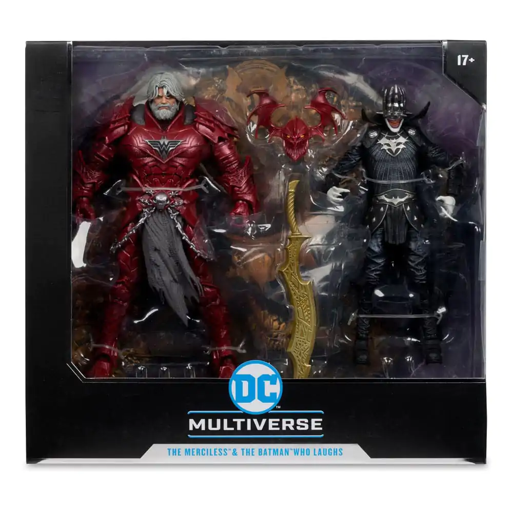 DC Multiverse McFarlane Collector Edition Komplet 2 akcijskih figur #04 Batman who laughs (Knight Armor) & Merciless (Dark Multiverse) 18 cm fotografija izdelka