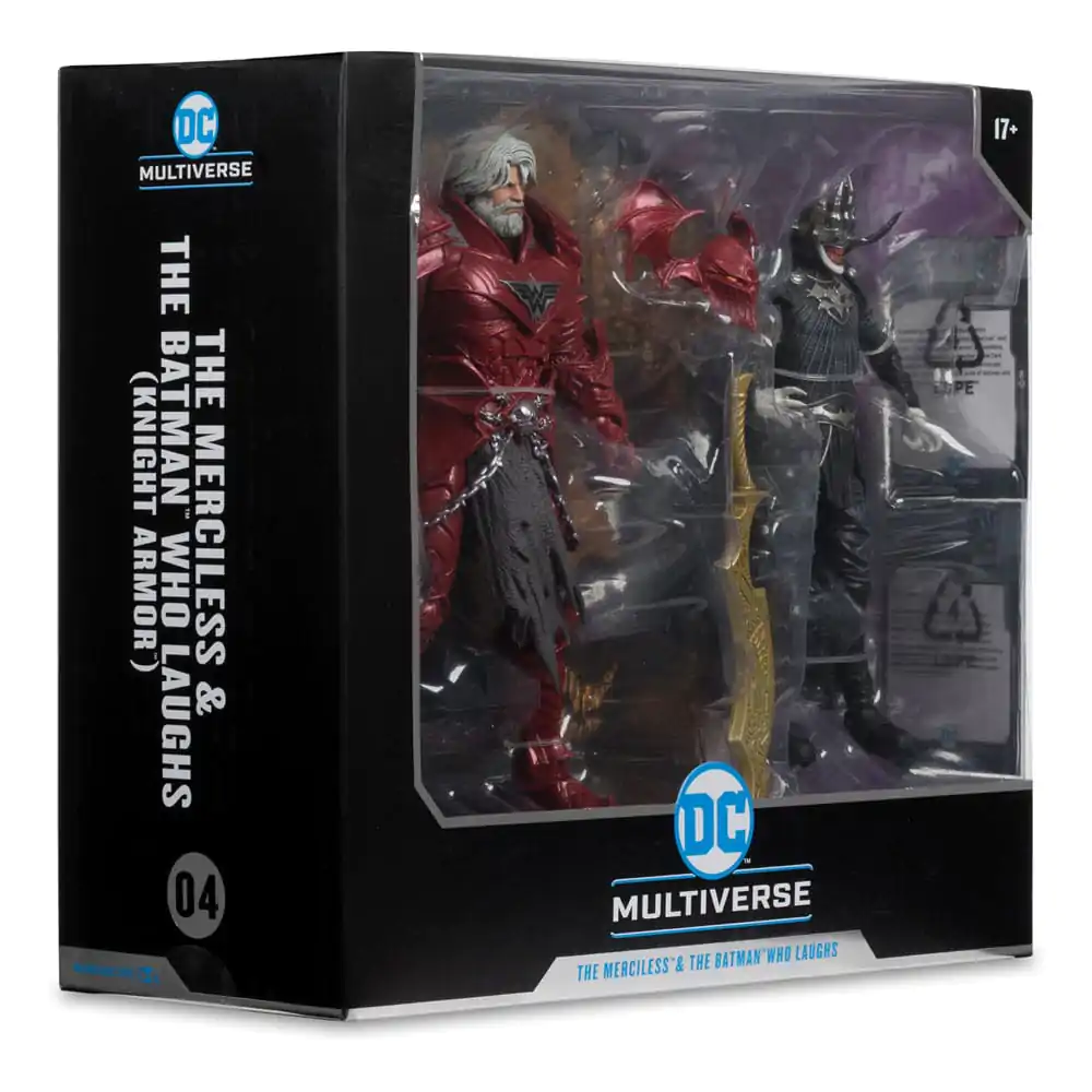 DC Multiverse McFarlane Collector Edition Komplet 2 akcijskih figur #04 Batman who laughs (Knight Armor) & Merciless (Dark Multiverse) 18 cm fotografija izdelka