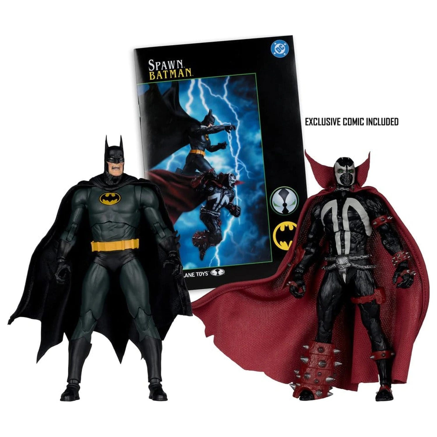 DC Multiverse McFarlane Collector Edition akcijski figurici pakiranje po 2 Batman & Spawn (Gold Label) 18 cm fotografija izdelka