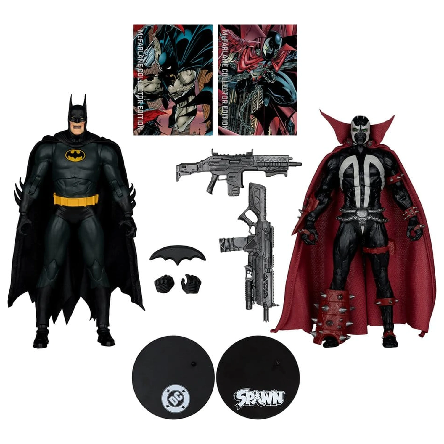 DC Multiverse McFarlane Collector Edition akcijski figurici pakiranje po 2 Batman & Spawn (Gold Label) 18 cm fotografija izdelka