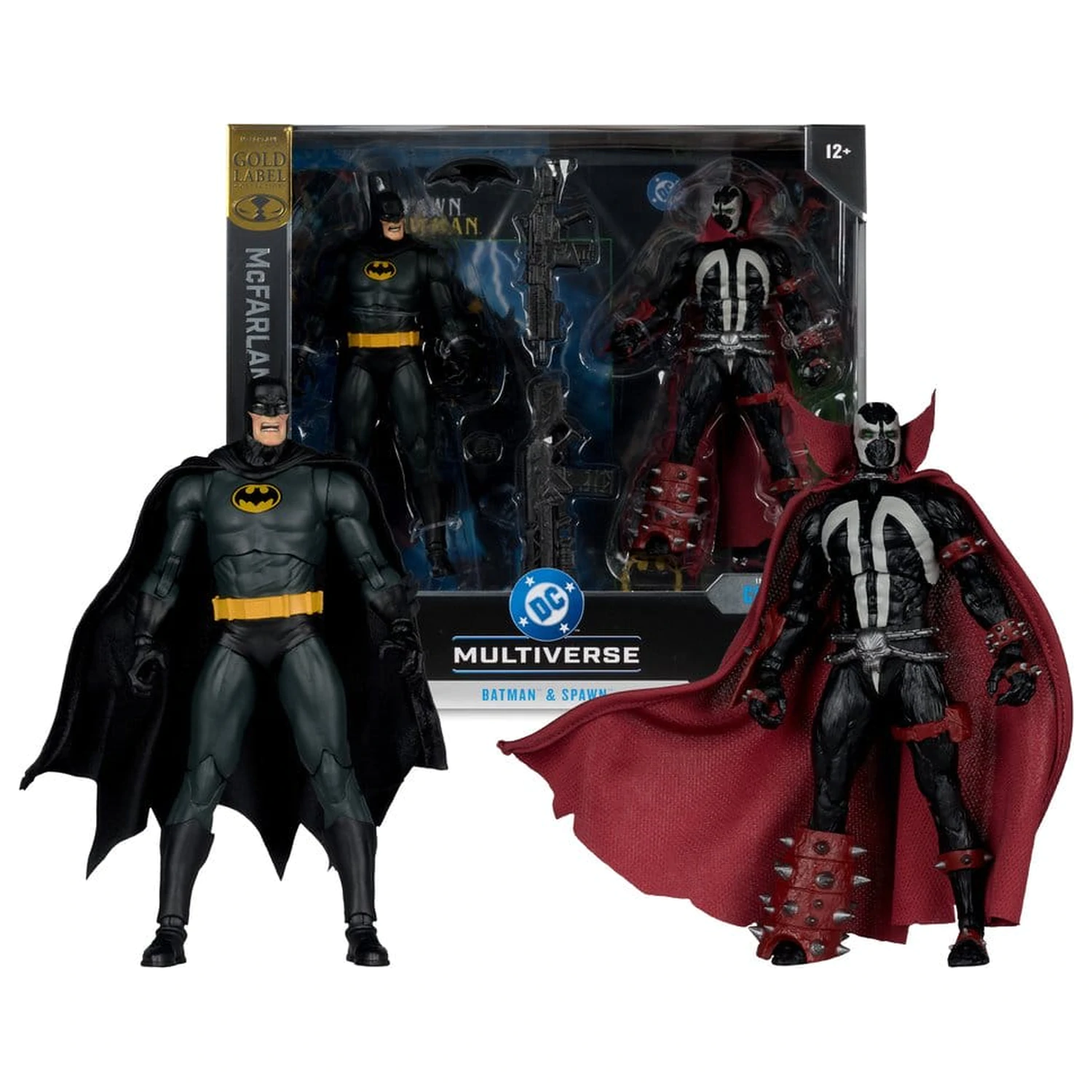 DC Multiverse McFarlane Collector Edition akcijski figurici pakiranje po 2 Batman & Spawn (Gold Label) 18 cm fotografija izdelka