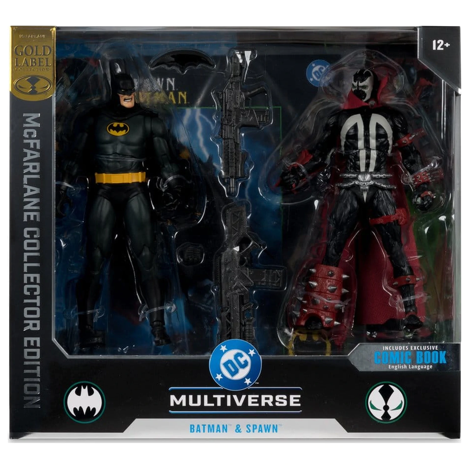 DC Multiverse McFarlane Collector Edition akcijski figurici pakiranje po 2 Batman & Spawn (Gold Label) 18 cm fotografija izdelka