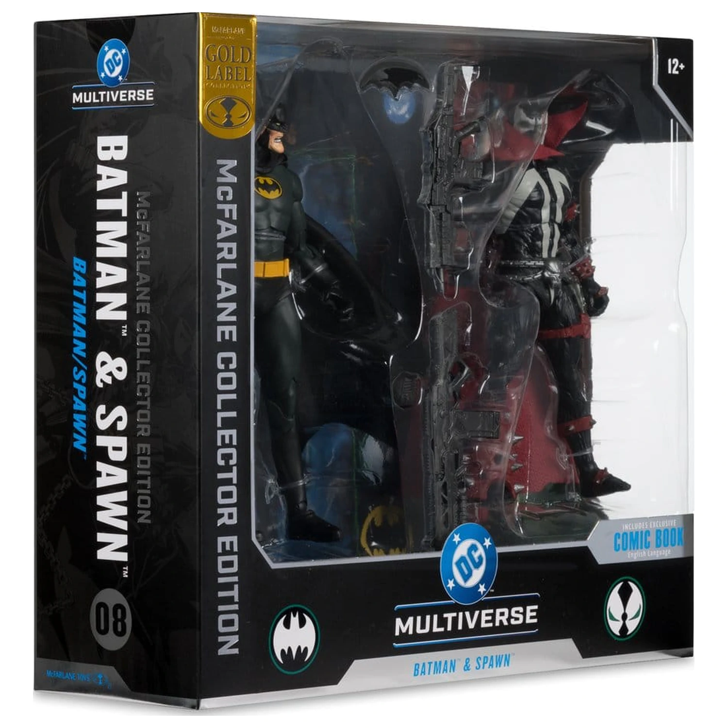 DC Multiverse McFarlane Collector Edition akcijski figurici pakiranje po 2 Batman & Spawn (Gold Label) 18 cm fotografija izdelka