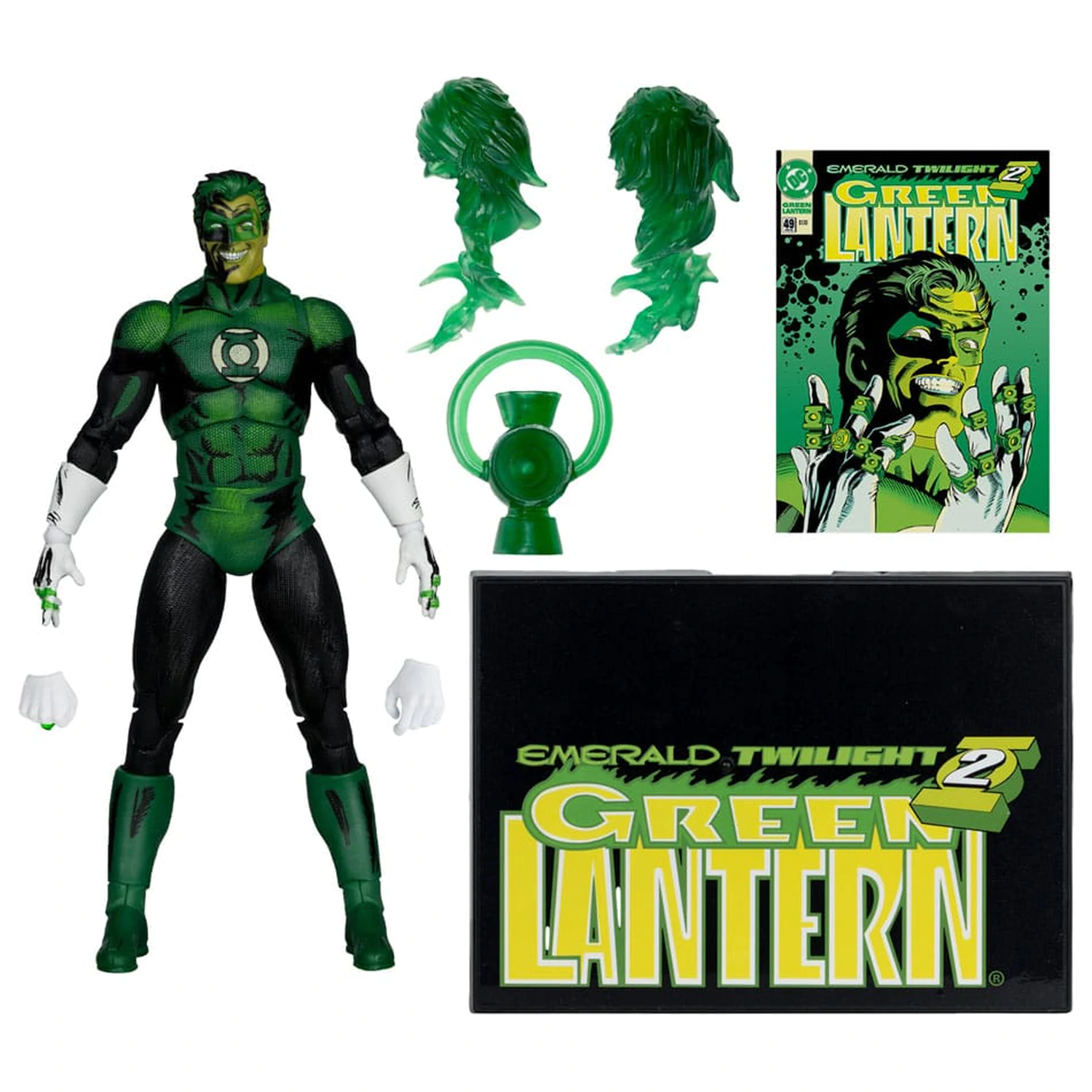 DC Multiverse McFarlane Cover Recreations akcijska figura Green Lantern (Emerald Twilight) (Gold Label) 18 cm fotografija izdelka