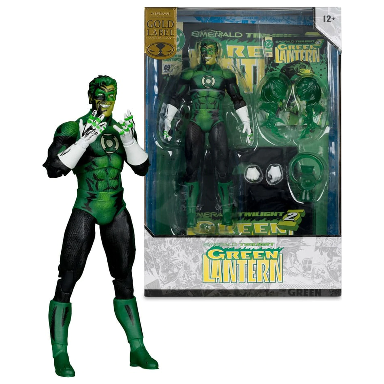 DC Multiverse McFarlane Cover Recreations akcijska figura Green Lantern (Emerald Twilight) (Gold Label) 18 cm fotografija izdelka
