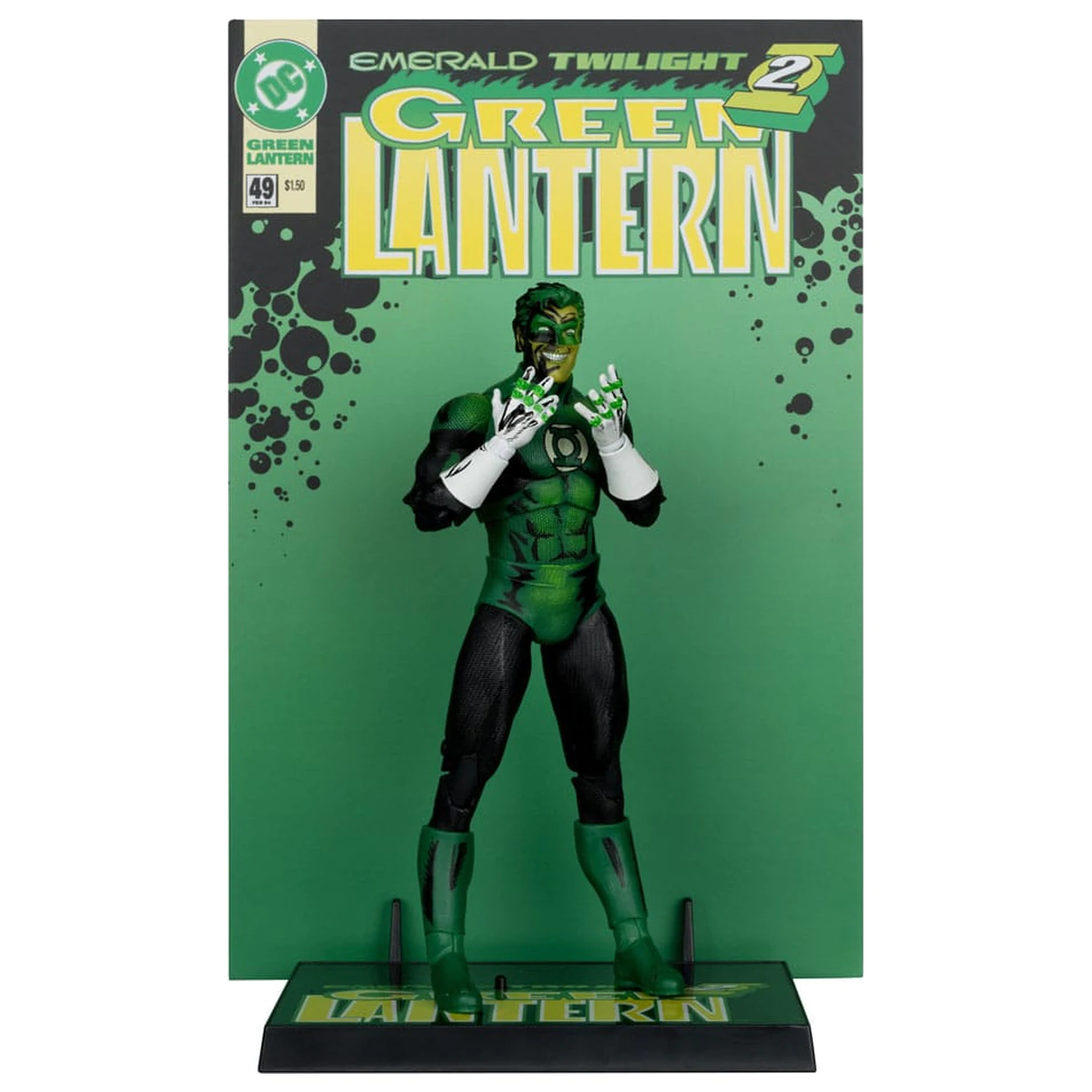 DC Multiverse McFarlane Cover Recreations akcijska figura Green Lantern (Emerald Twilight) (Gold Label) 18 cm fotografija izdelka