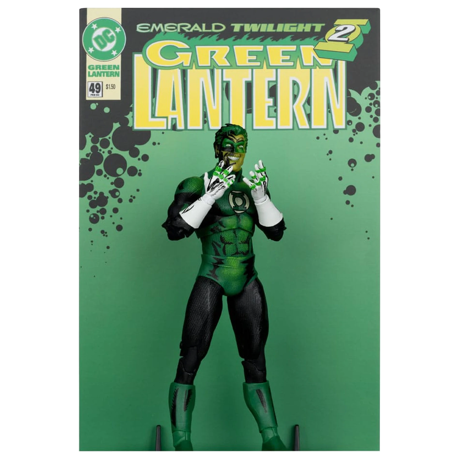DC Multiverse McFarlane Cover Recreations akcijska figura Green Lantern (Emerald Twilight) (Gold Label) 18 cm fotografija izdelka