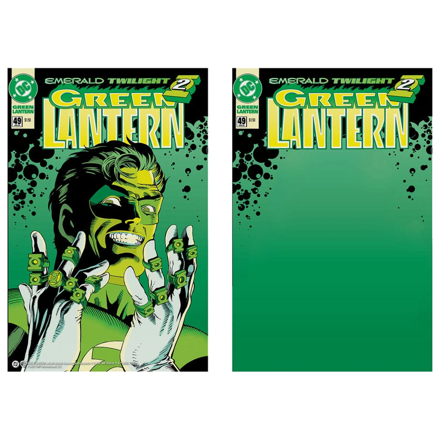 DC Multiverse McFarlane Cover Recreations akcijska figura Green Lantern (Emerald Twilight) (Gold Label) 18 cm fotografija izdelka
