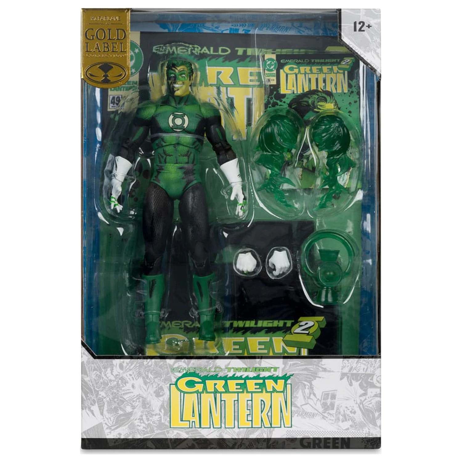 DC Multiverse McFarlane Cover Recreations akcijska figura Green Lantern (Emerald Twilight) (Gold Label) 18 cm fotografija izdelka