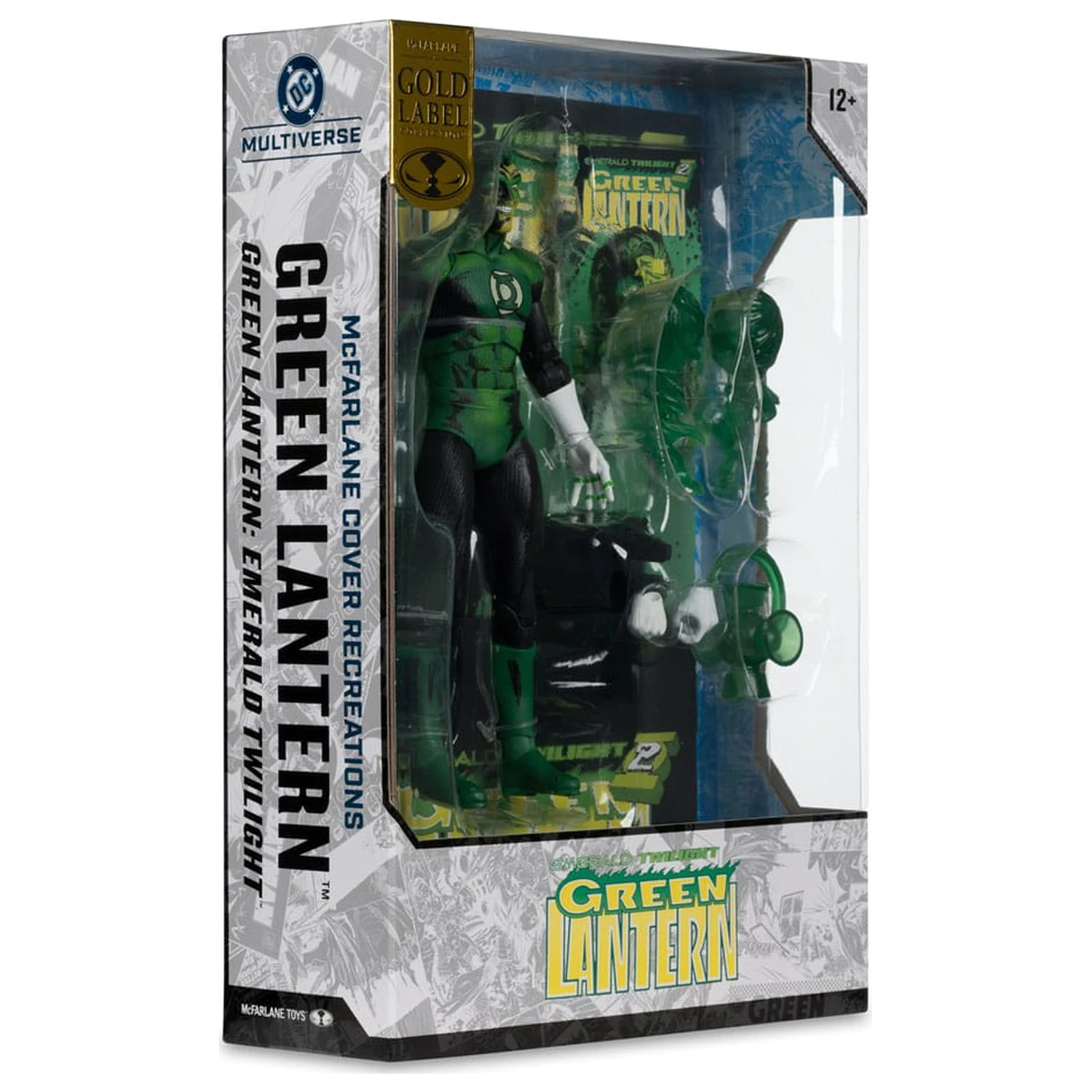 DC Multiverse McFarlane Cover Recreations akcijska figura Green Lantern (Emerald Twilight) (Gold Label) 18 cm fotografija izdelka