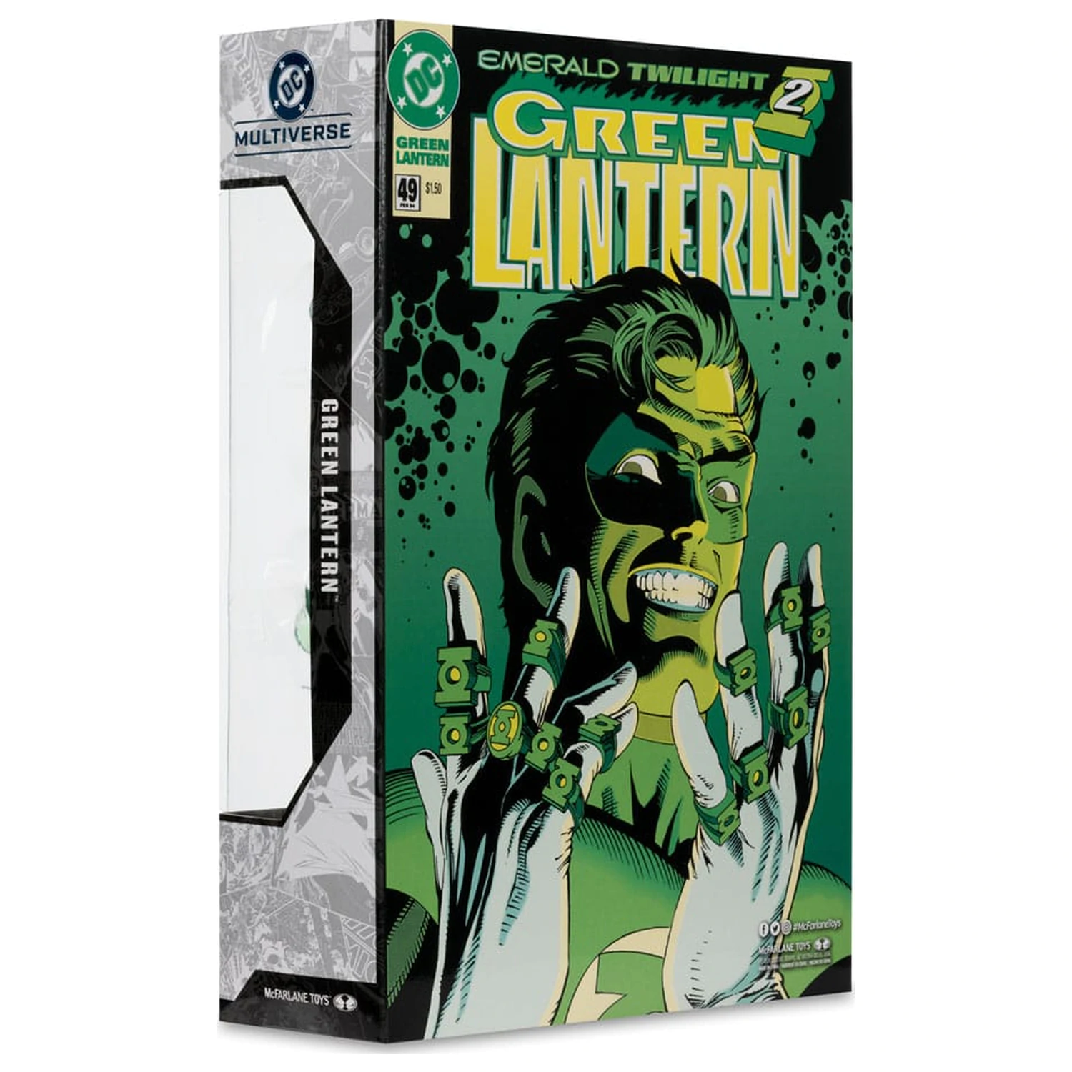 DC Multiverse McFarlane Cover Recreations akcijska figura Green Lantern (Emerald Twilight) (Gold Label) 18 cm fotografija izdelka