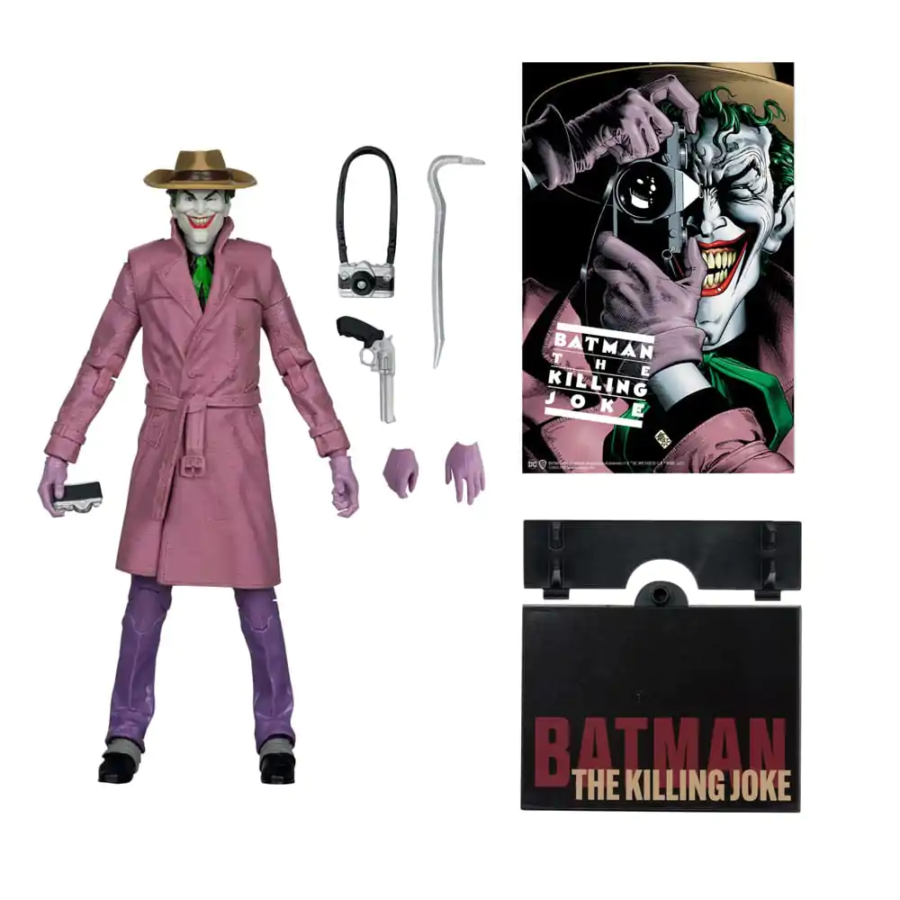 DC Multiverse McFarlane Cover Recreations akcijska figura Joker (Batman: The Killing Joke) (Gold Label) 18 cm fotografija izdelka