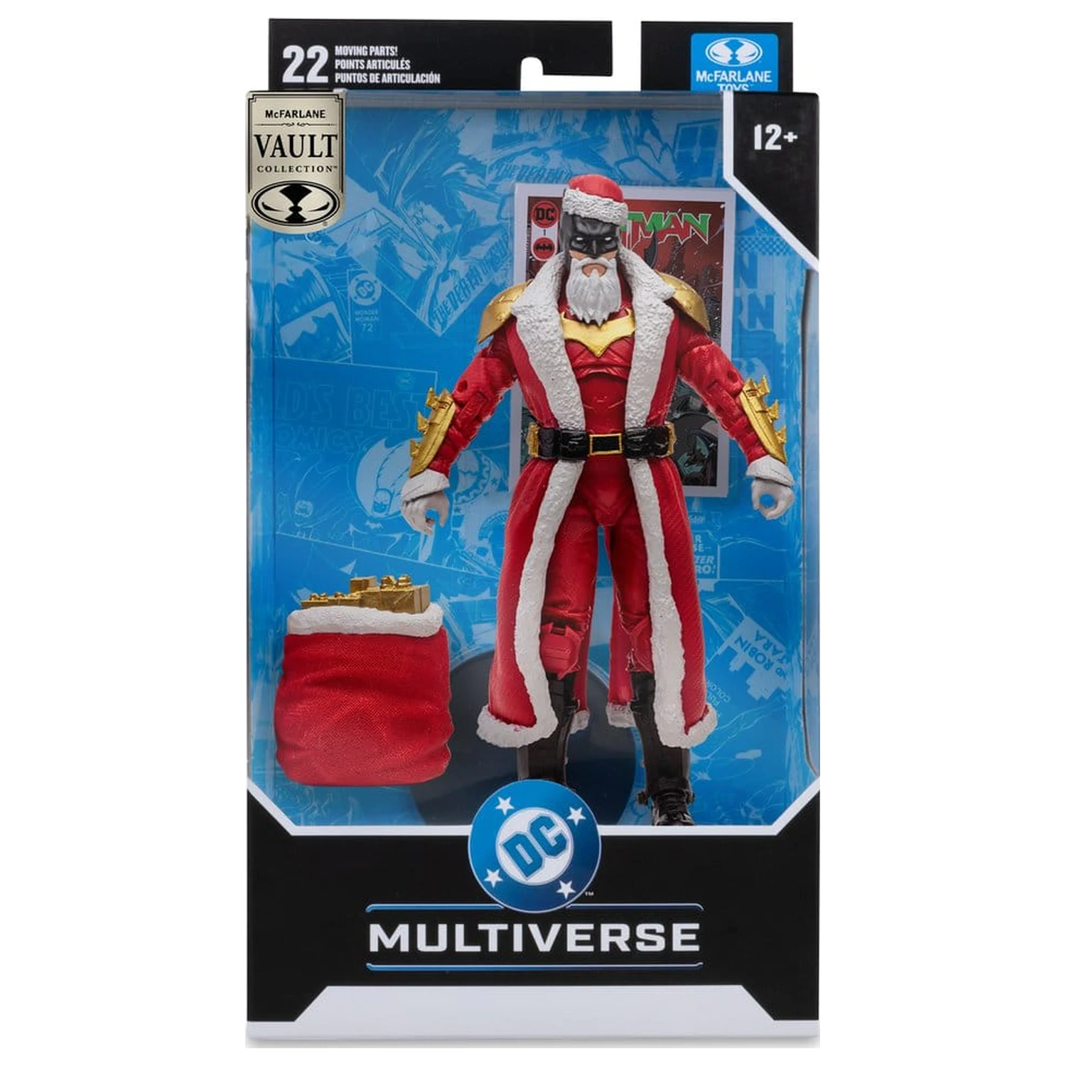 DC Multiverse McFarlane Vault Collection akcijska figura Batman (Red Santa Suit) 18 cm fotografija izdelka