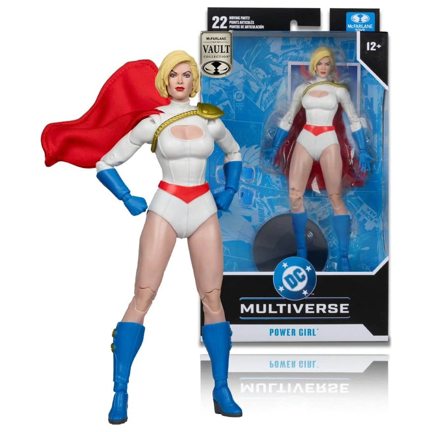 DC Multiverse McFarlane Vault Collection akcijska figura Power Girl 18 cm fotografija izdelka