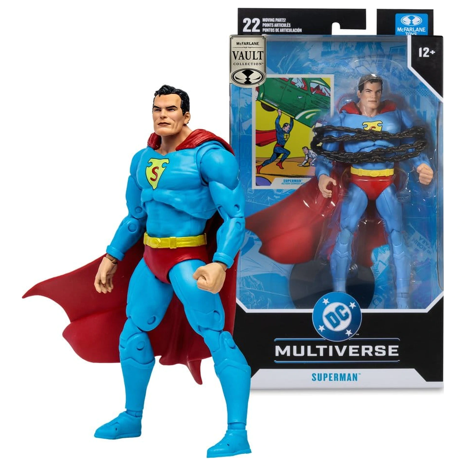 DC Multiverse McFarlane Vault Collection akcijska figura Superman (Action Comics) 18 cm fotografija izdelka