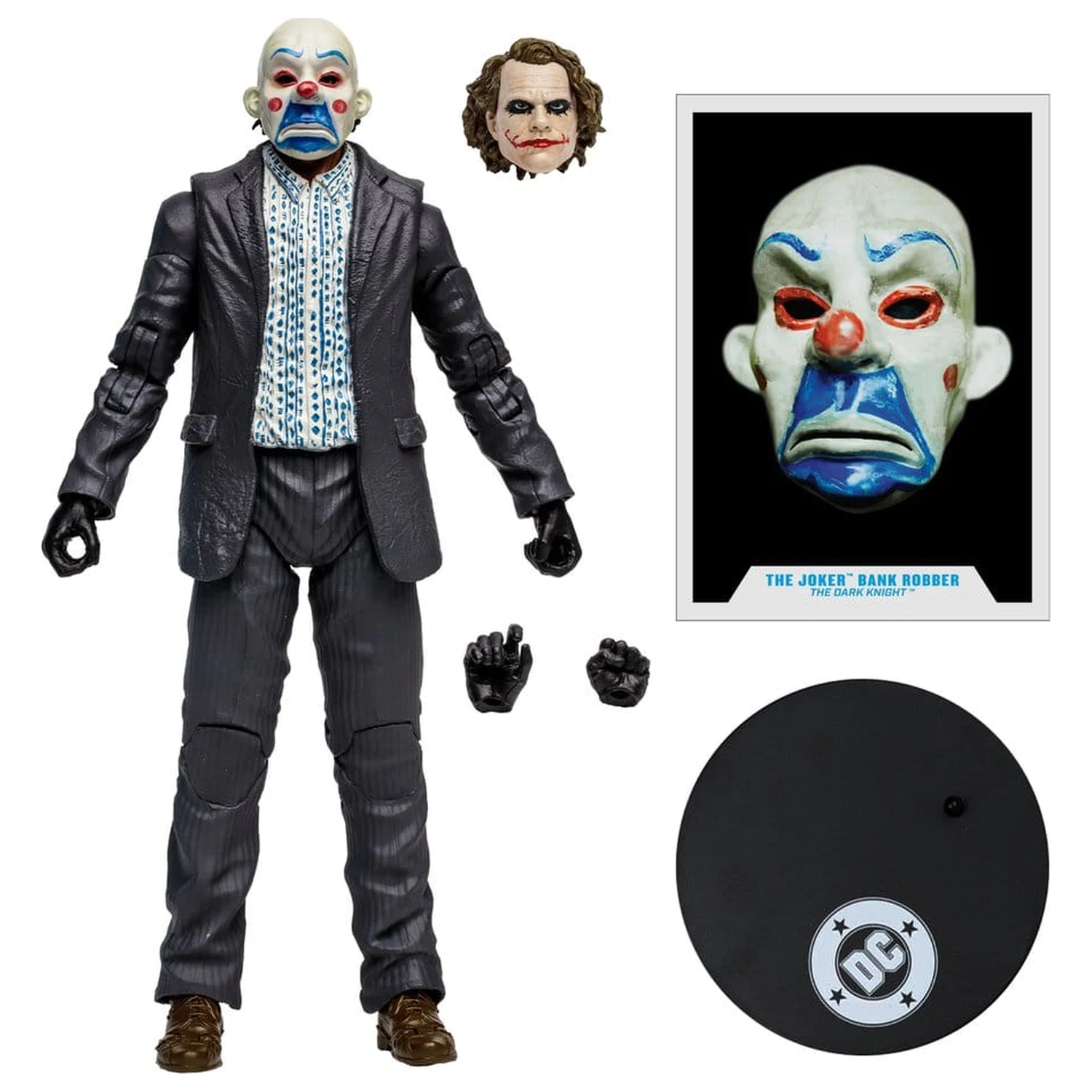 DC Multiverse McFarlane Vault Collection Akcijska figura The Joker (Bank Robber) (The Dark Knight) 18 cm fotografija izdelka