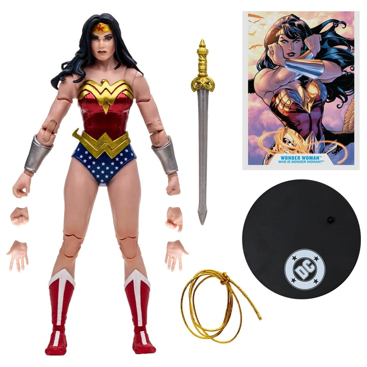 DC Multiverse McFarlane Vault Collection akcijska figura Wonder Woman (Classic) 18 cm fotografija izdelka