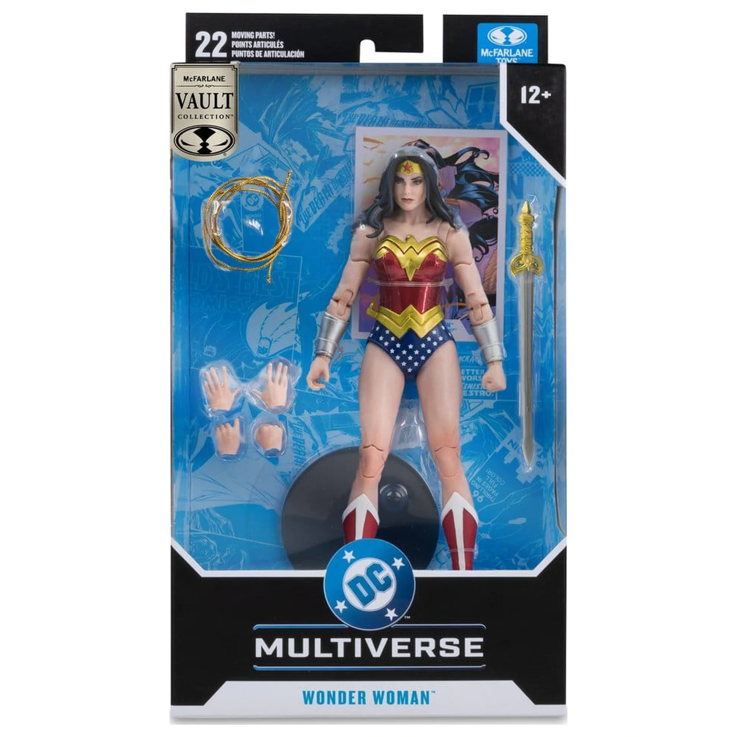 DC Multiverse McFarlane Vault Collection akcijska figura Wonder Woman (Classic) 18 cm fotografija izdelka