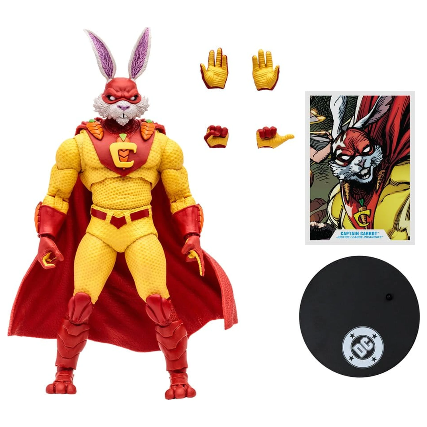 DC Multiverse McFarlane Vault Collection akcijska figura Captain Carrot (Justice League Incarnate) 18 cm fotografija izdelka