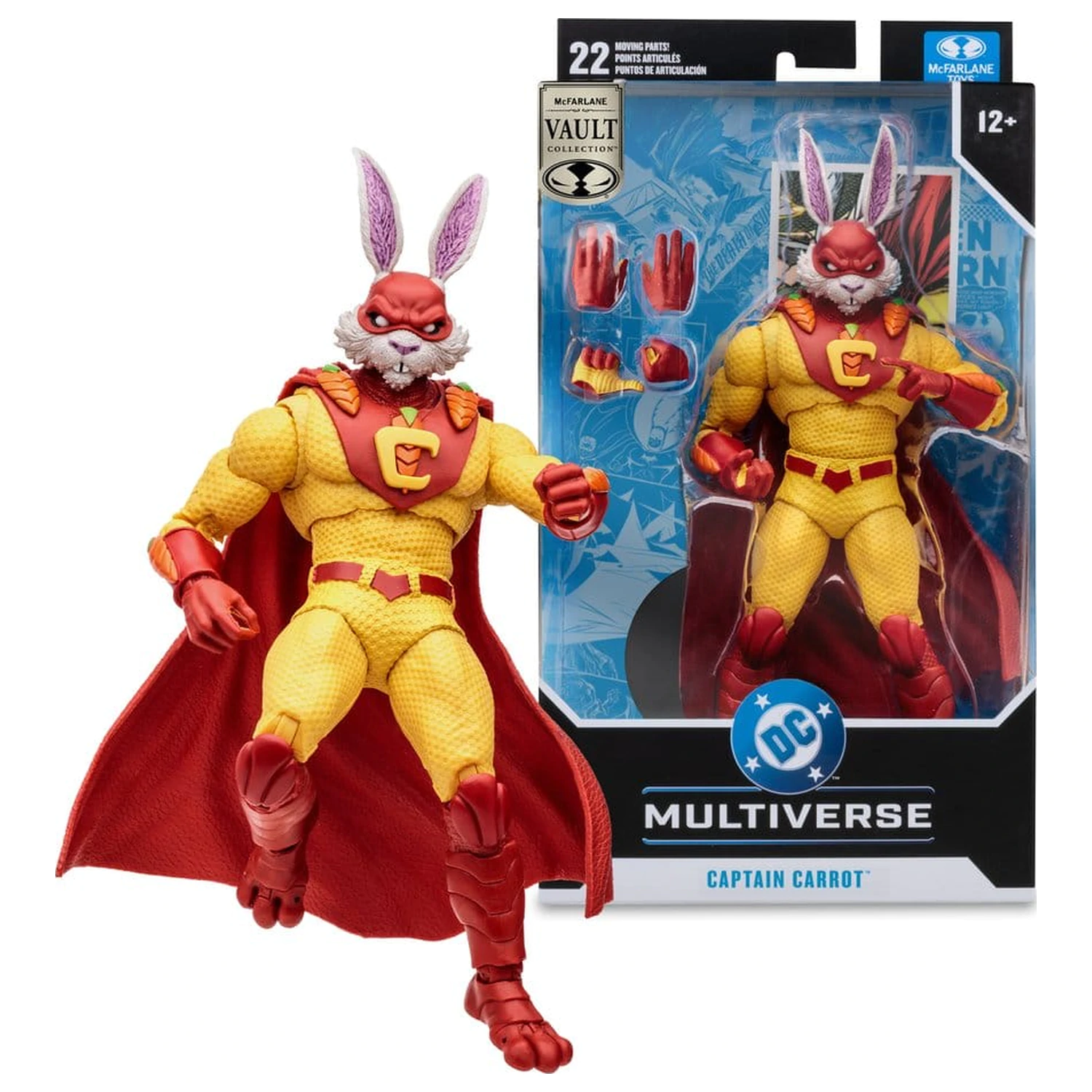 DC Multiverse McFarlane Vault Collection akcijska figura Captain Carrot (Justice League Incarnate) 18 cm fotografija izdelka