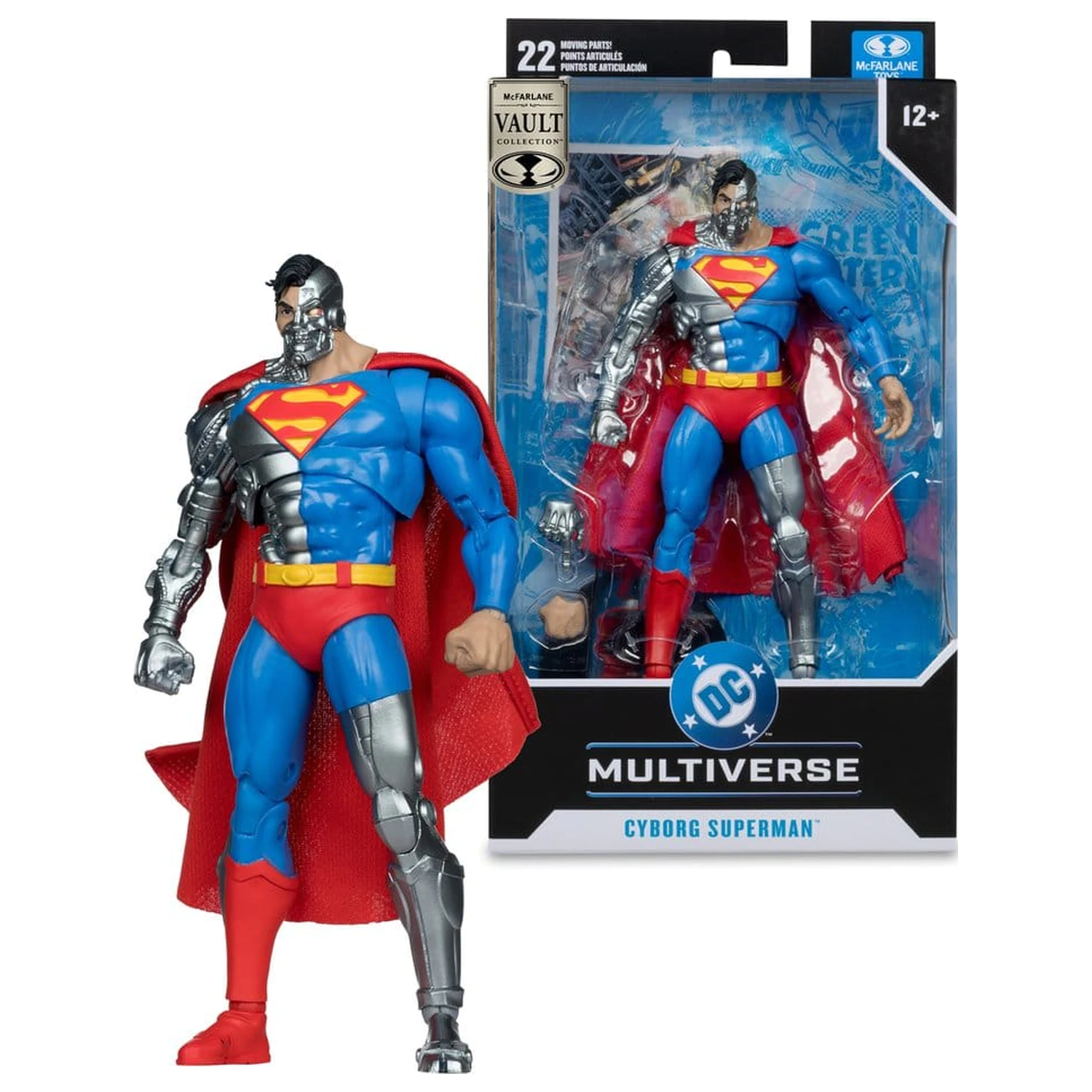 DC Multiverse McFarlane Vault Collection akcijska figura Cyborg Superman (Revenge of the Green Lanterns) 18 cm fotografija izdelka