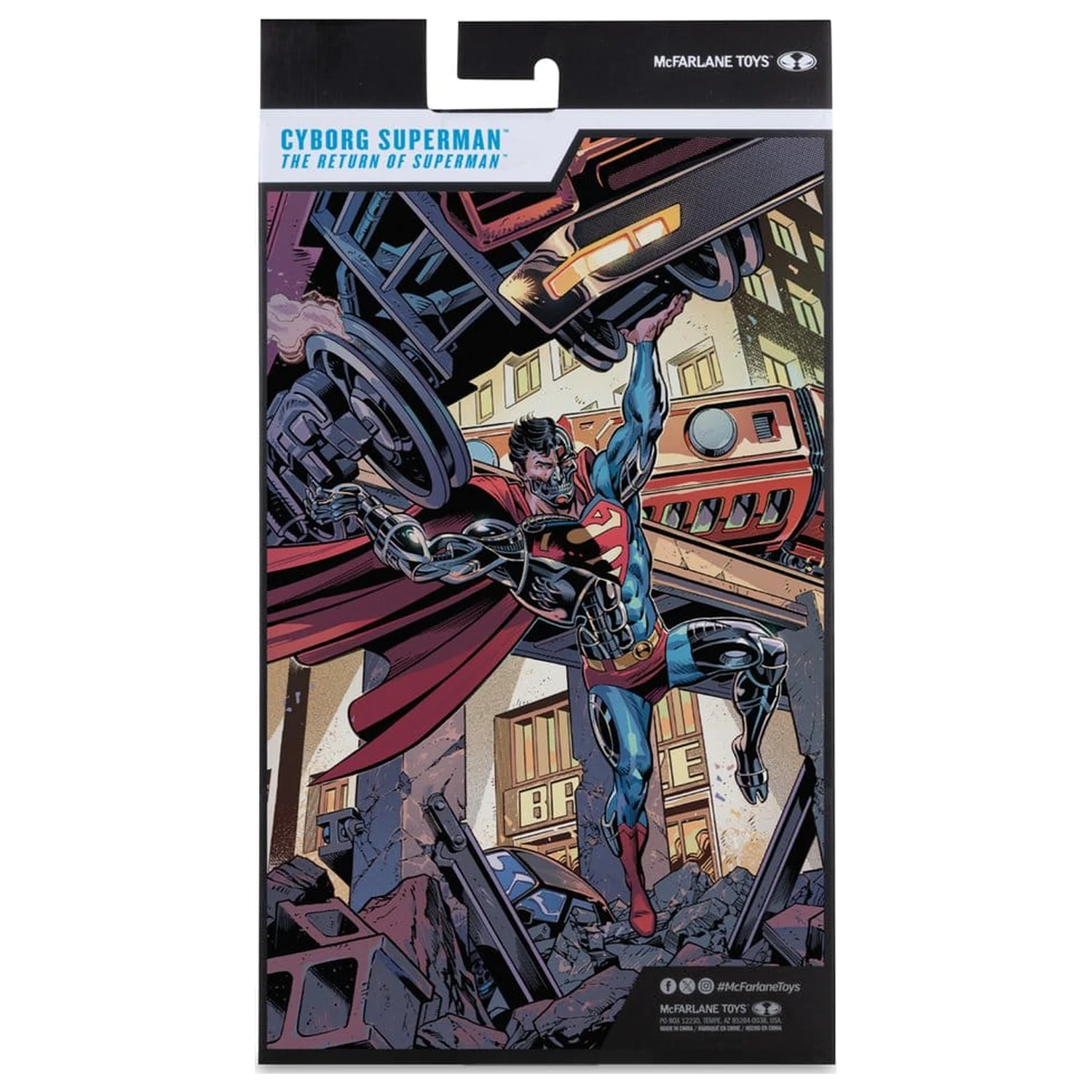 DC Multiverse McFarlane Vault Collection akcijska figura Cyborg Superman (Revenge of the Green Lanterns) 18 cm fotografija izdelka
