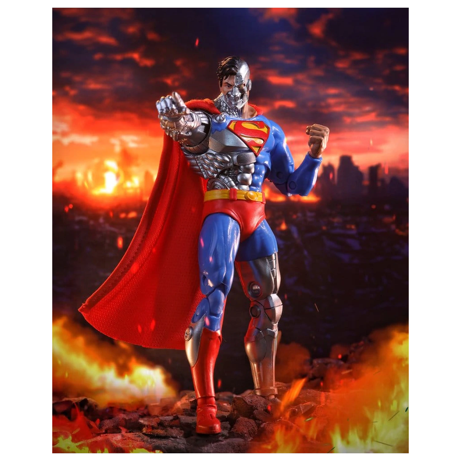 DC Multiverse McFarlane Vault Collection akcijska figura Cyborg Superman (Revenge of the Green Lanterns) 18 cm fotografija izdelka