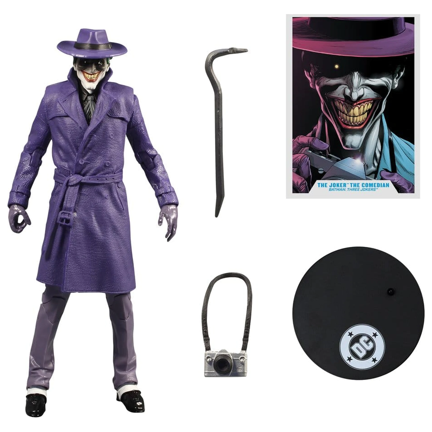 DC Multiverse McFarlane Vault Collection akcijska figura The Joker (The Comedian) (Batman: Three Jokers) 18 cm fotografija izdelka