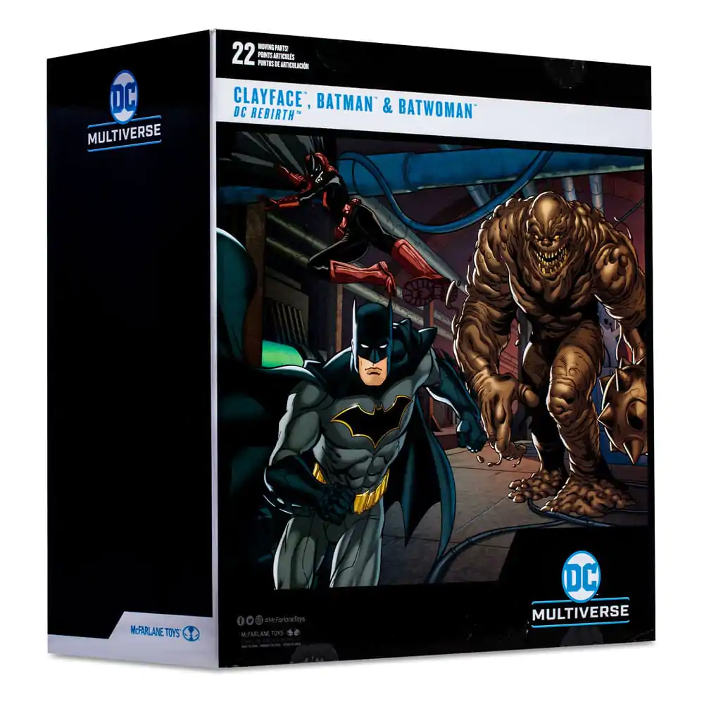 DC Multiverse akcijske figure Multipack Clayface, Batman & Batwoman (DC Rebirth) (Gold Label) 18 cm fotografija izdelka